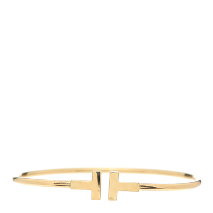 Tiffany 18K Yellow Gold T Wire Bracelet 1 of 4