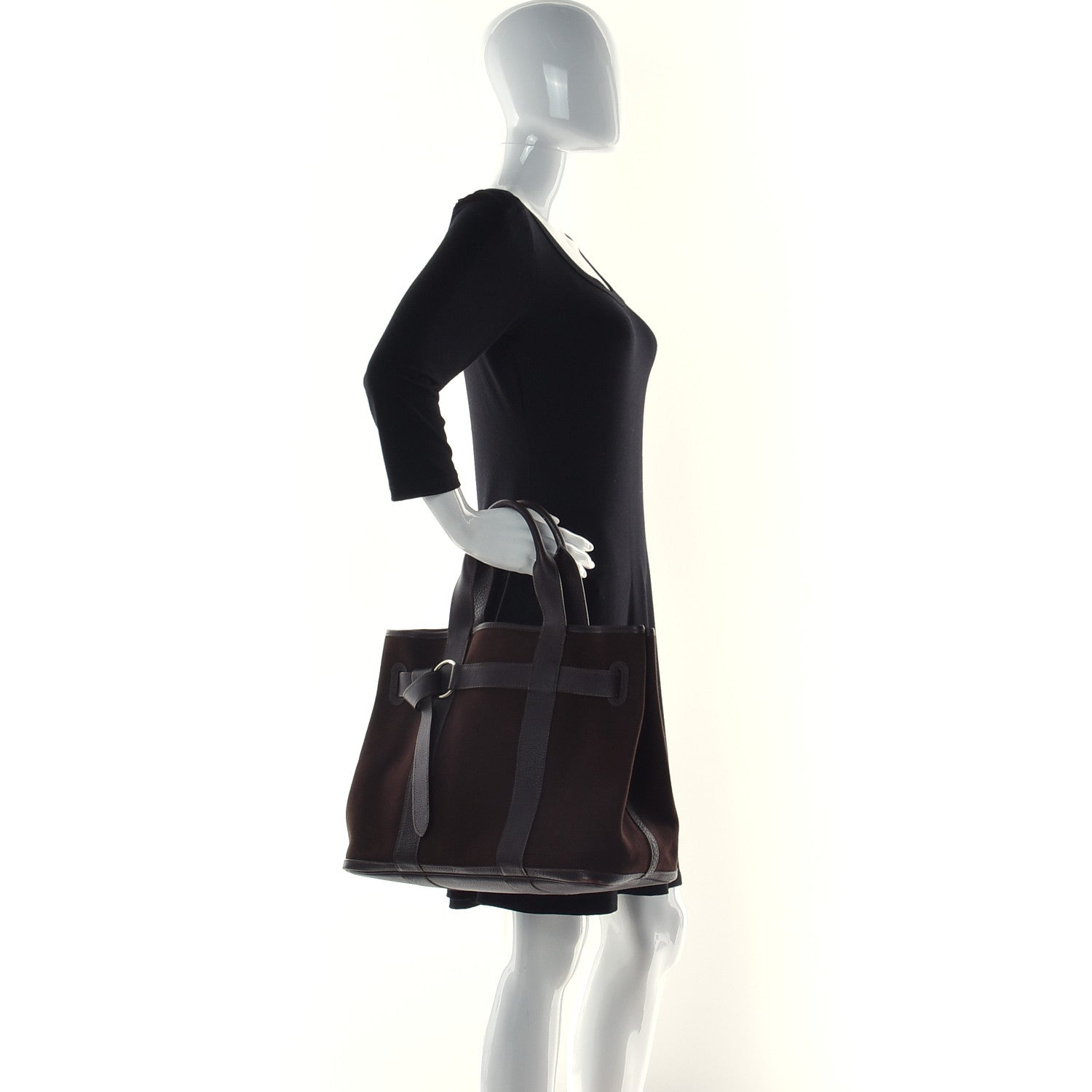 Hermes Toile Negonda Ceinture Tote Ebene 3 of 15