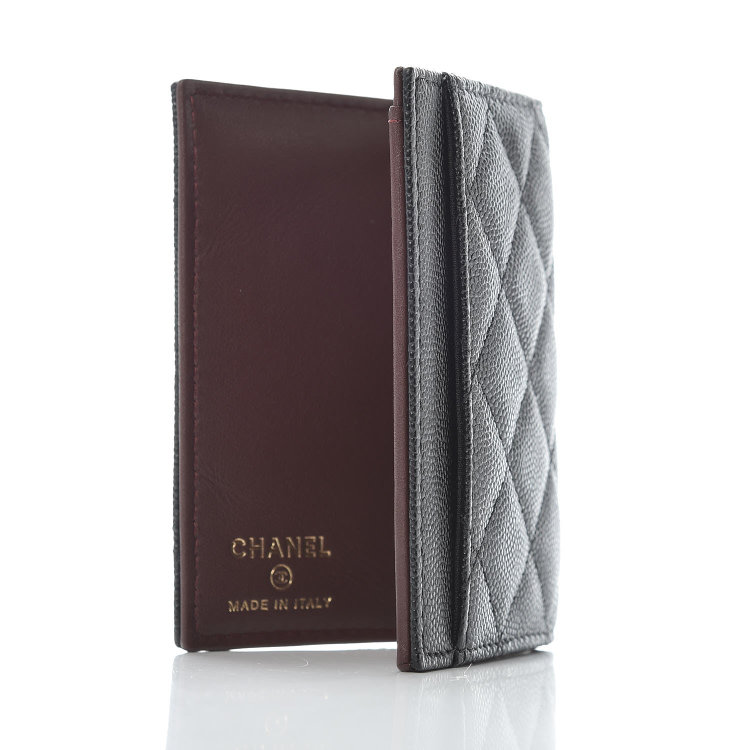 Chanel Caviar Quilted Card Holder Wallet Black 3 of 8
