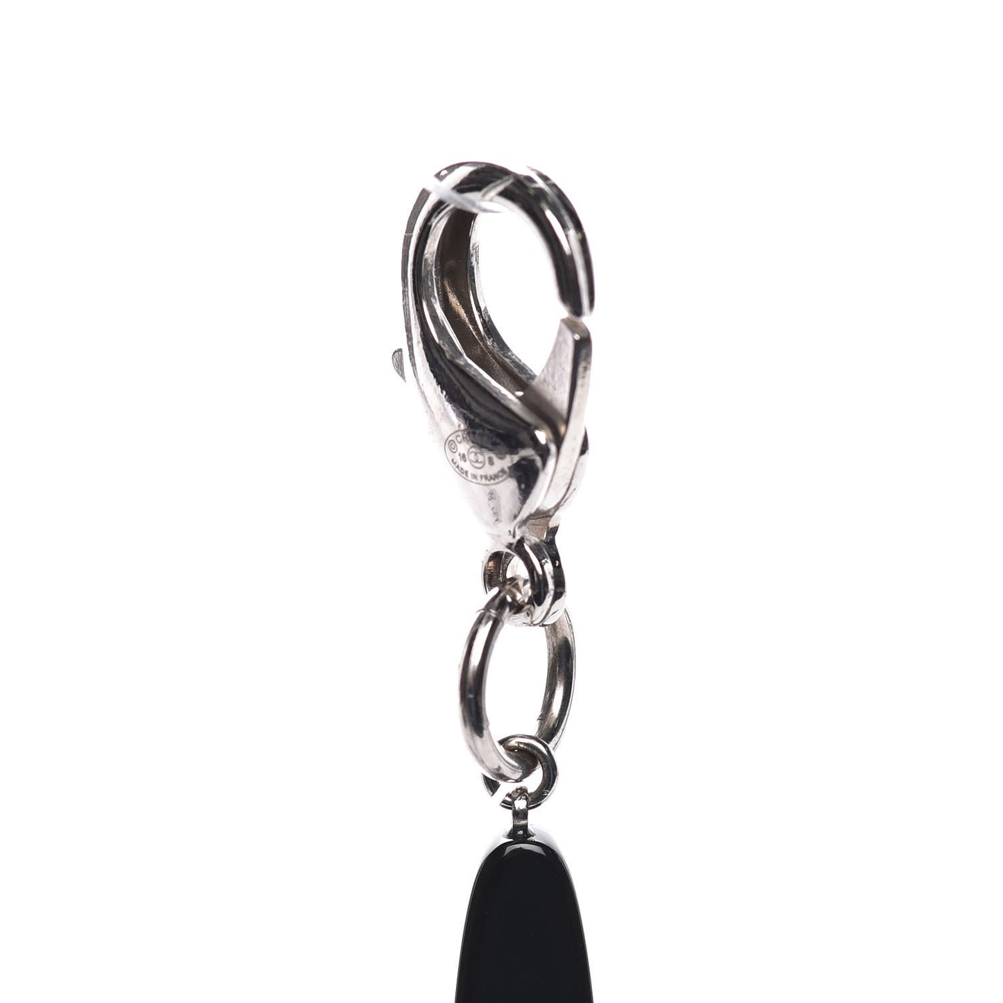 Resin Striped CC Airplane Keychain Blue Red