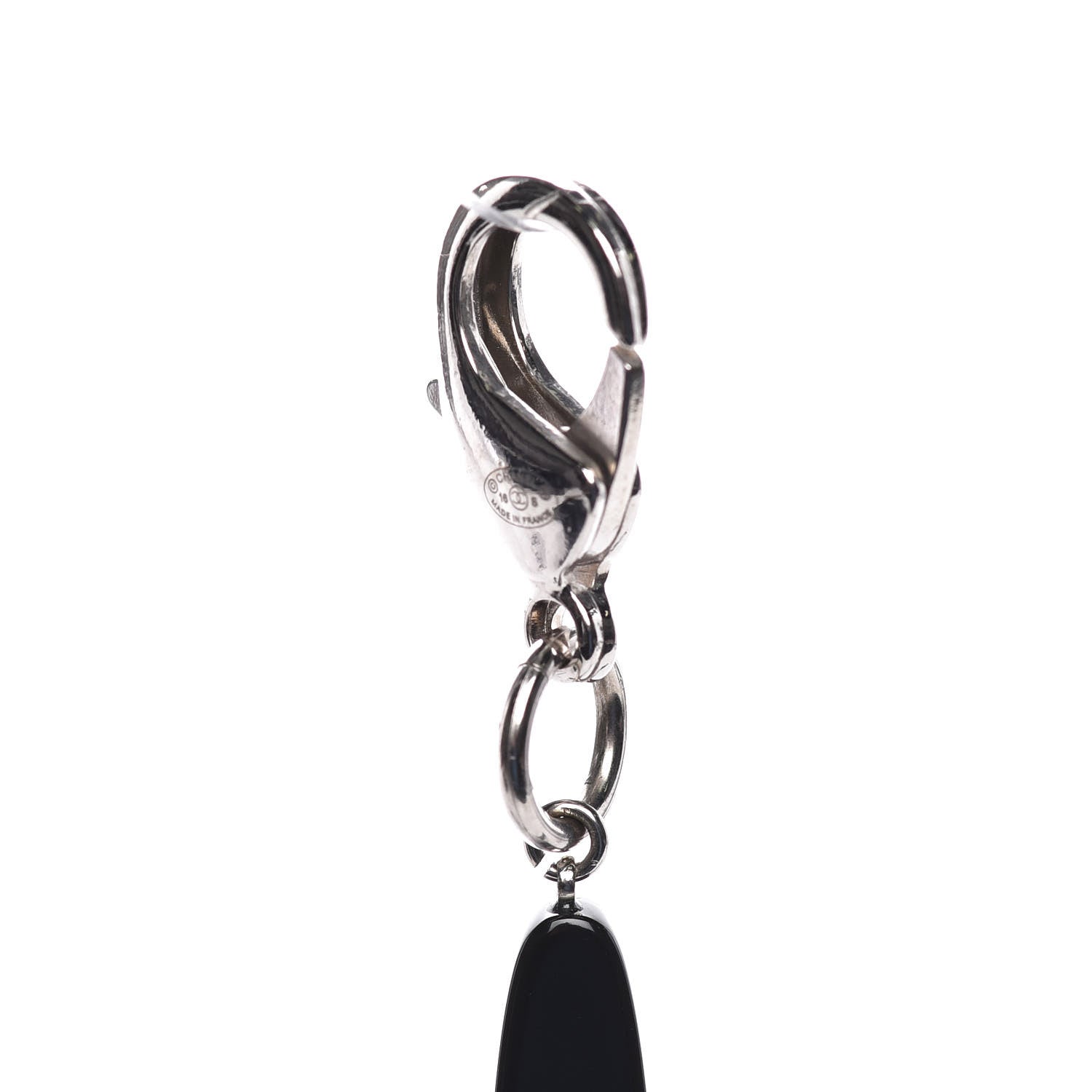 Chanel Resin Striped CC Airplane Keychain Blue Red 3 of 4