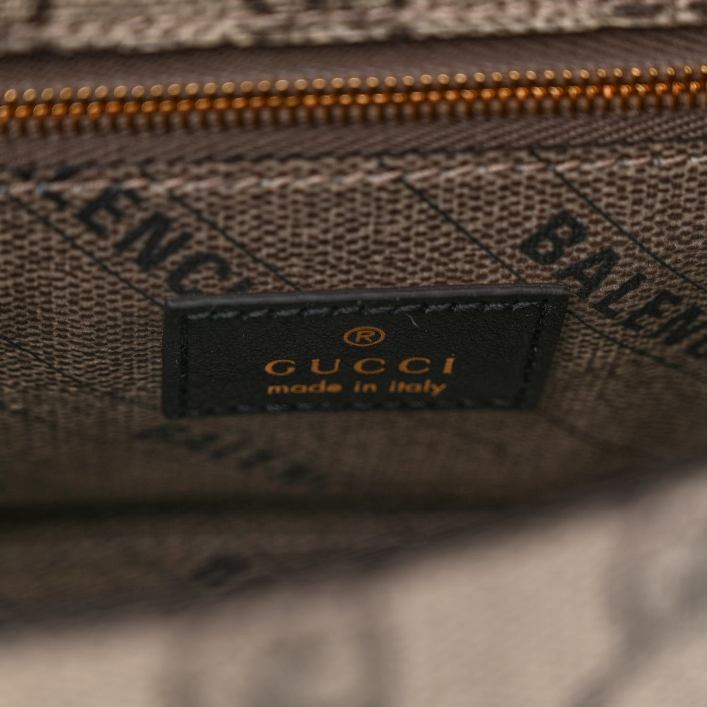 X GUCCI GG Supreme Monogram Small Hourglass Top Handle Bag Beige Ebony