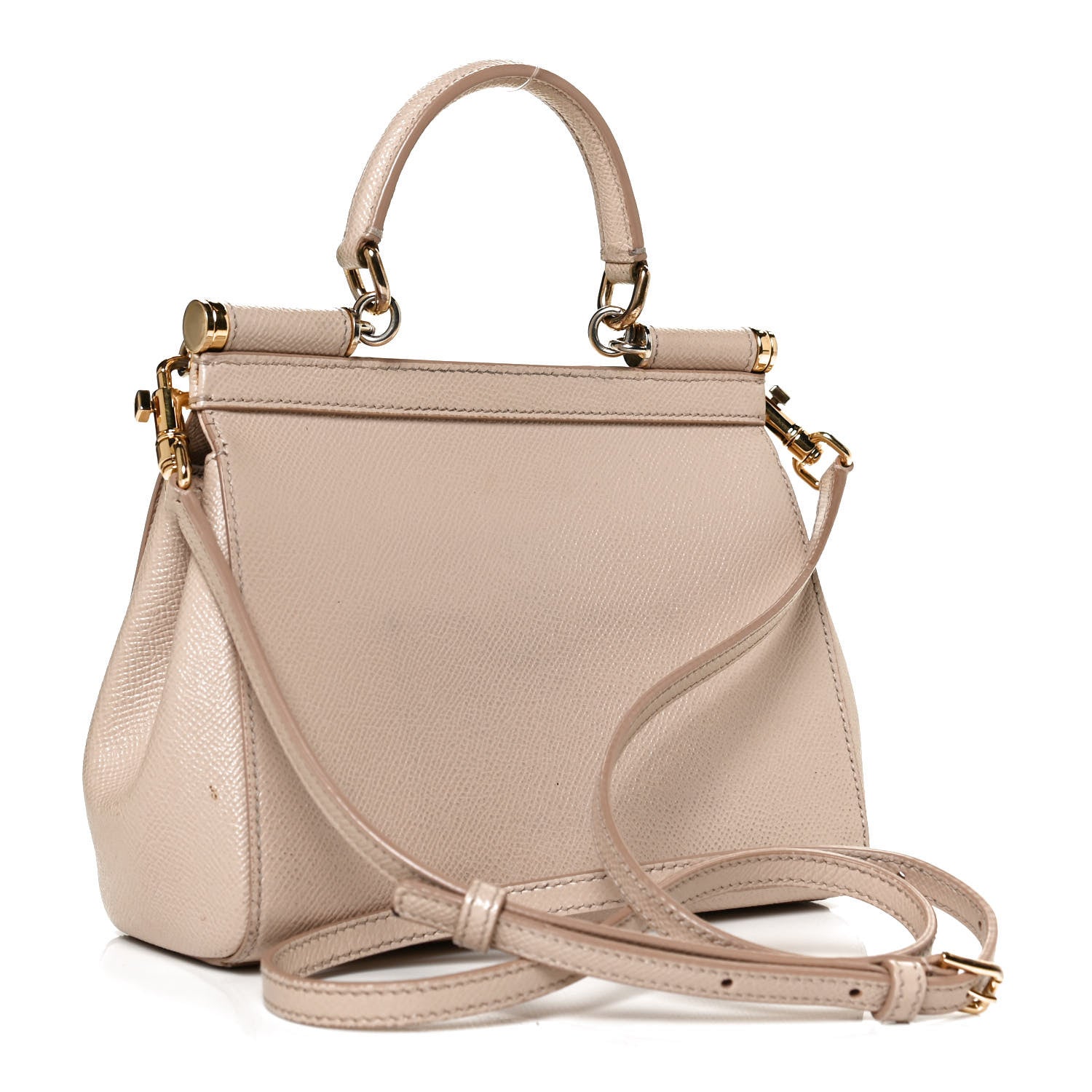 Dolce & Gabbana Dauphine Small Miss Sicily Satchel Rosa Carne 3 of 14