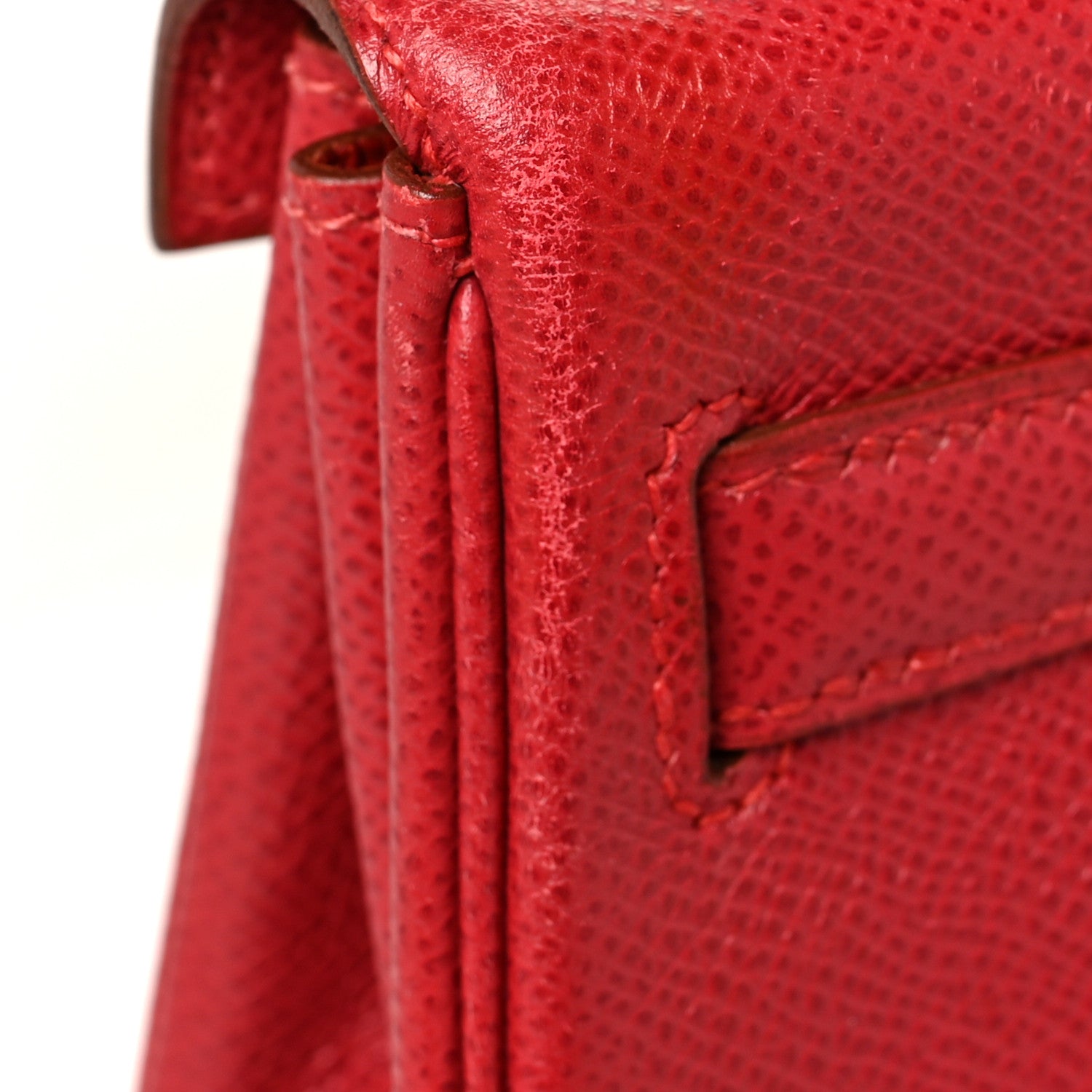 Hermes Courchevel Kelly Retourne 28 Rouge Vif 13 of 13