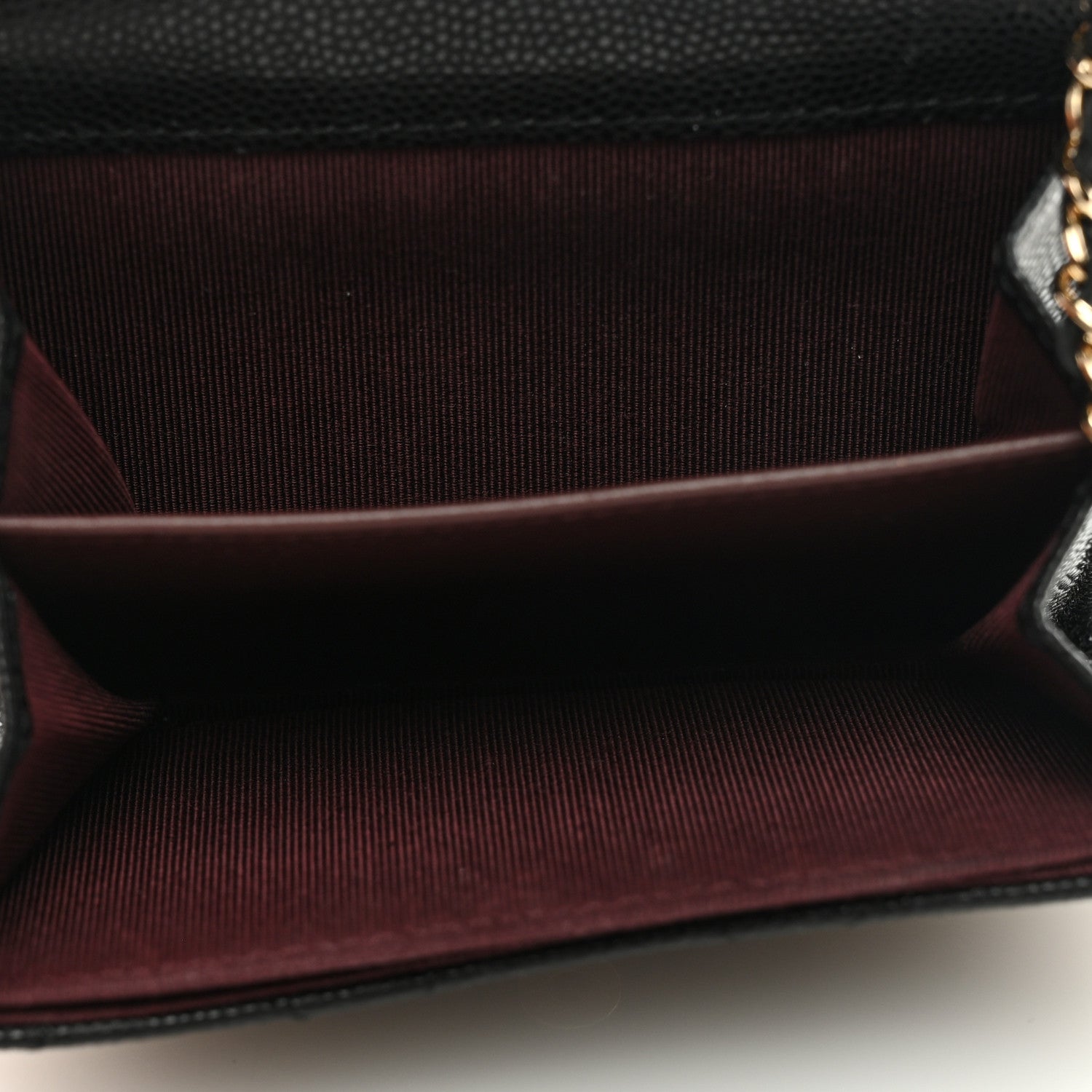 Chanel Caviar Quilted Flap Card Holder On Chain Black 5 of 10