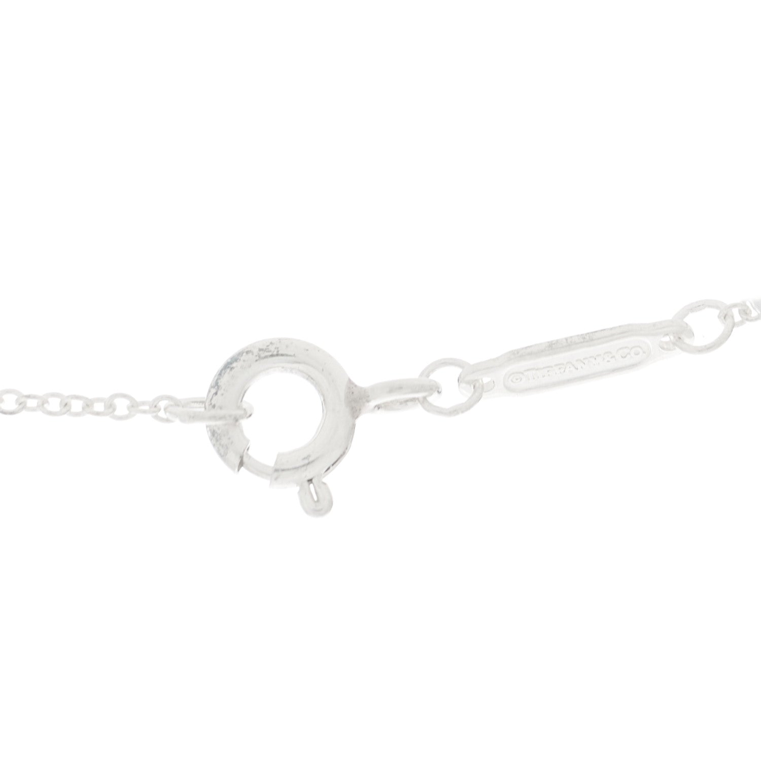 Tiffany Sterling Silver Mini Infinity Pendant Necklace 4 of 6
