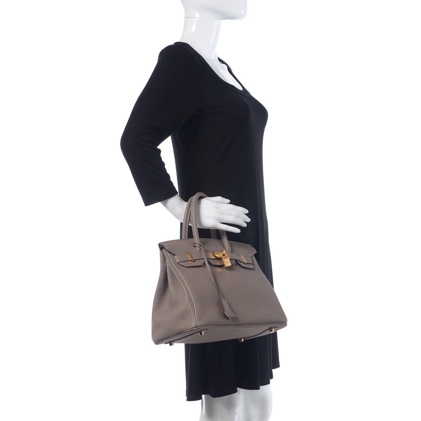 Togo Birkin 30 Gris Asphalte
