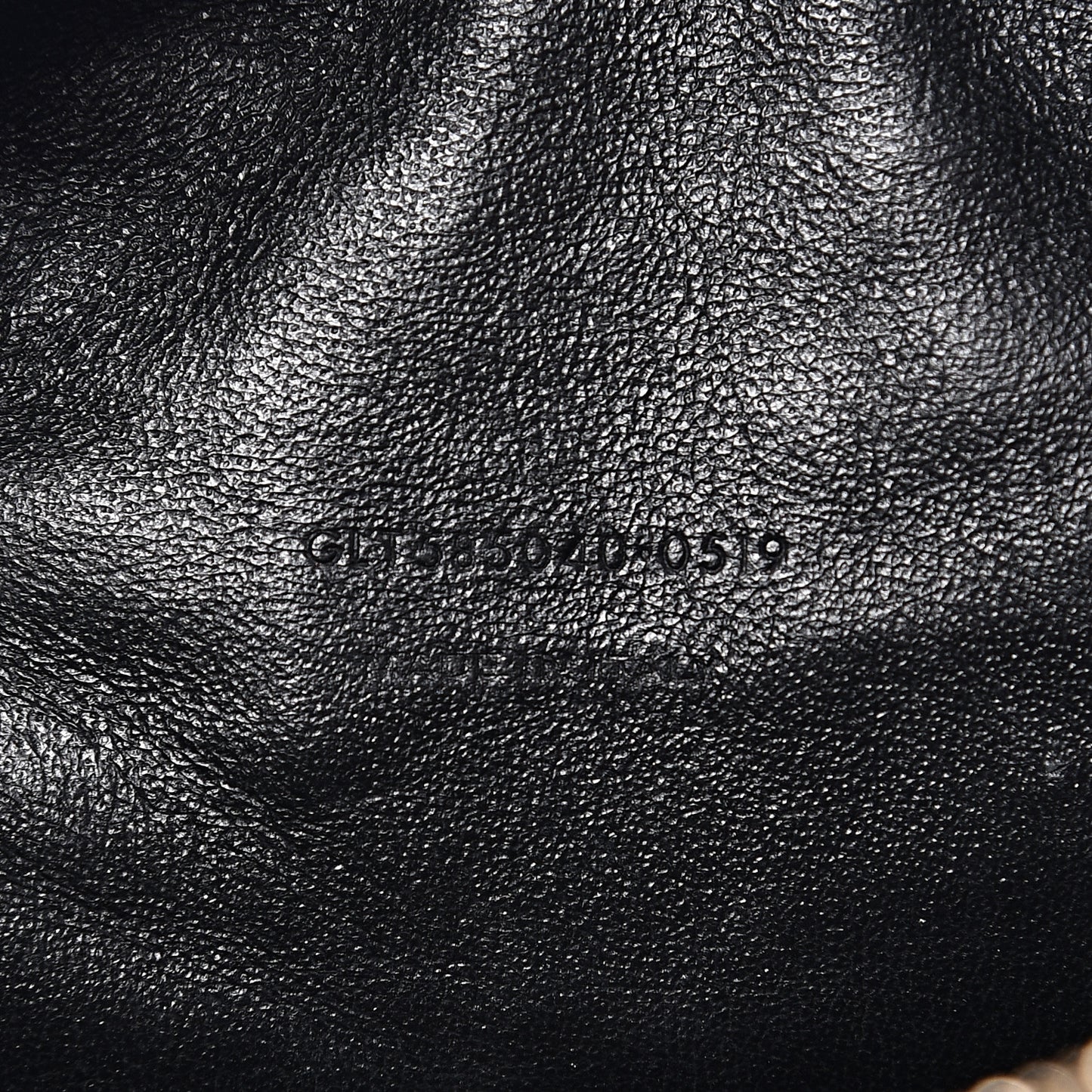 Grain De Poudre Matelasse Monogram Mini Lou Camera Bag Black
