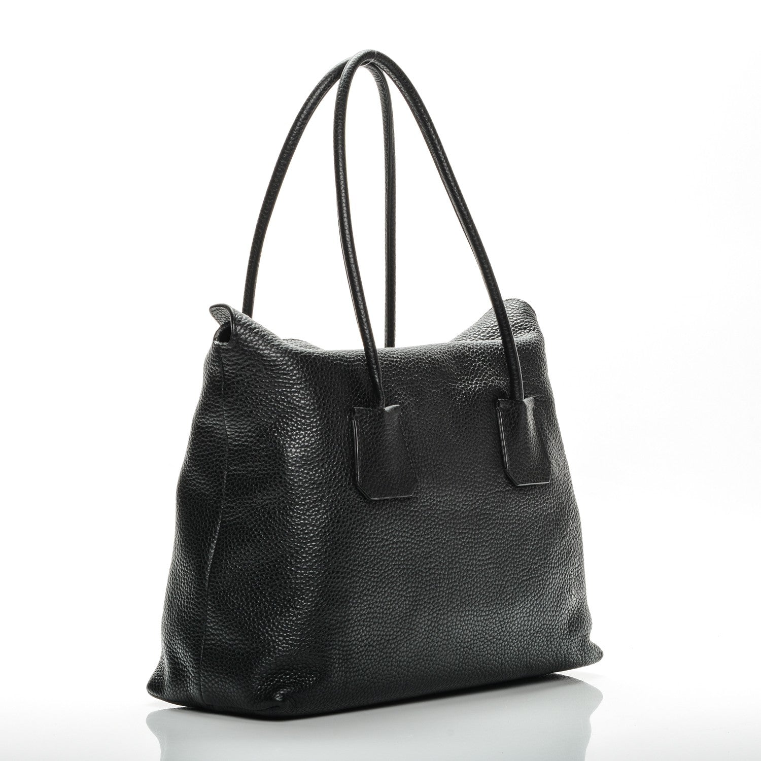 Burberry London Grainy Calfskin Medium Baynard Tote Black 3 of 8