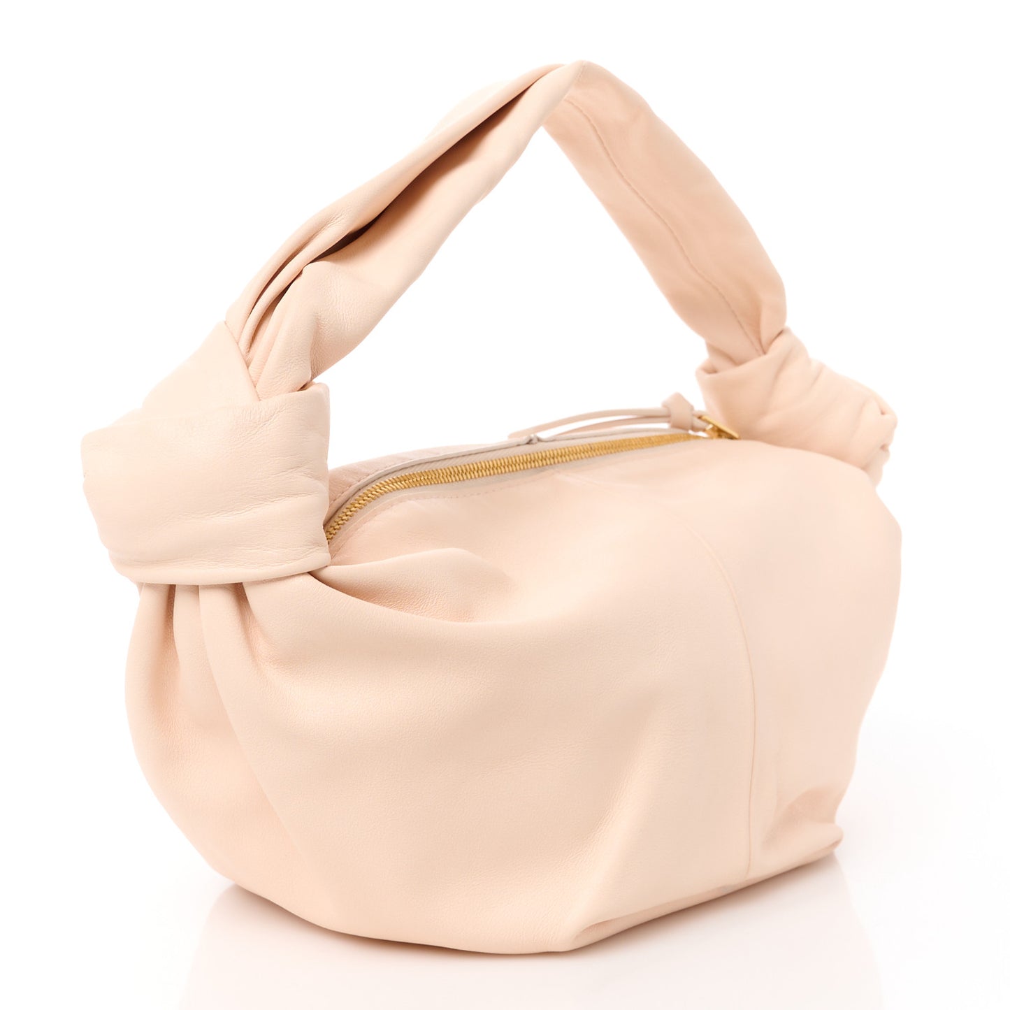 Calfskin Mini Double Knot Bag Melon Washed