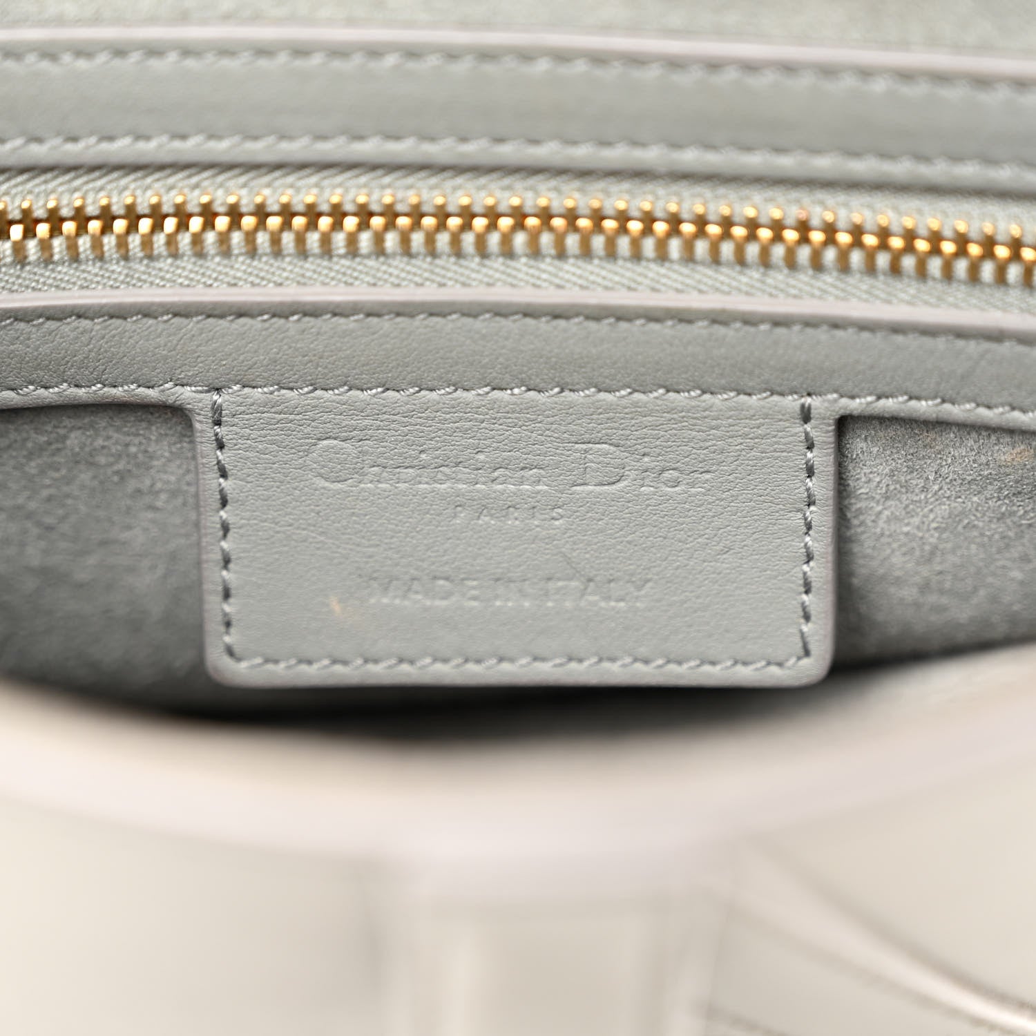 Christian Dior Ultra Matte Calfskin Saddle Bag Grey 6 of 11