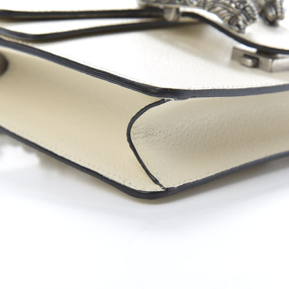 Gucci Textured Calfskin Crystal Mini Dionysus Shoulder Bag Mystic White 9 of 10