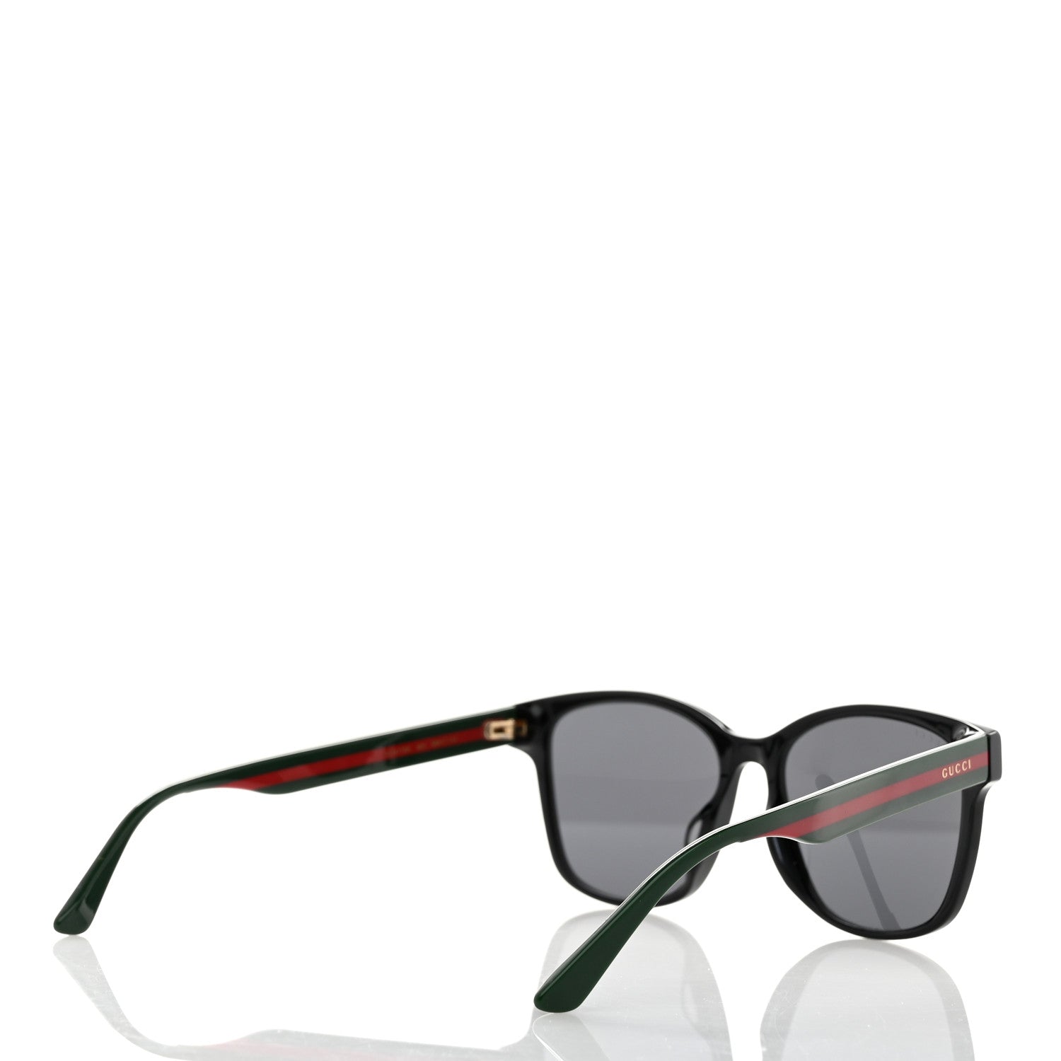 Gucci Square Eye GG Web Sunglasses GG0417SK Black 4 of 9
