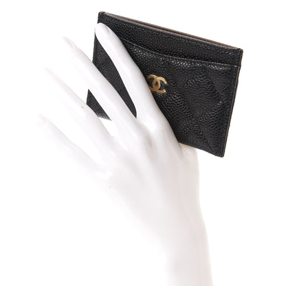Chanel Caviar Quilted Card Holder Black 2 of 9