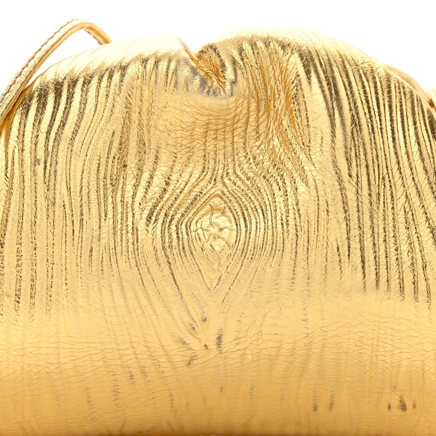 Bottega Veneta Metallic Bark Calfskin The Mini Pouch Gold 8 of 16