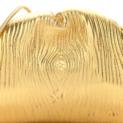 Bottega Veneta Metallic Bark Calfskin The Mini Pouch Gold 8 of 16