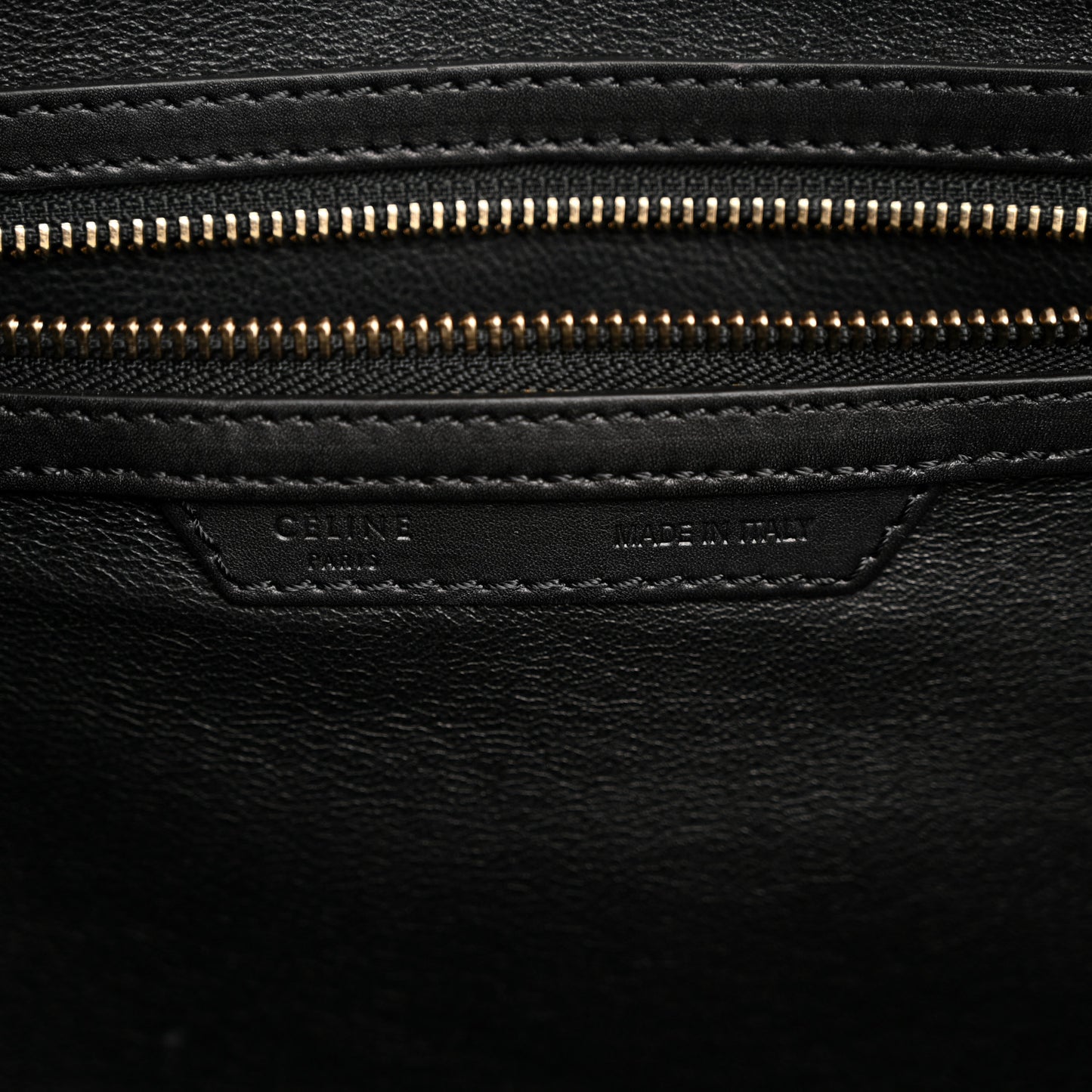 Smooth Calfskin Linen Tricolor Mini Luggage Black Khaki Navy