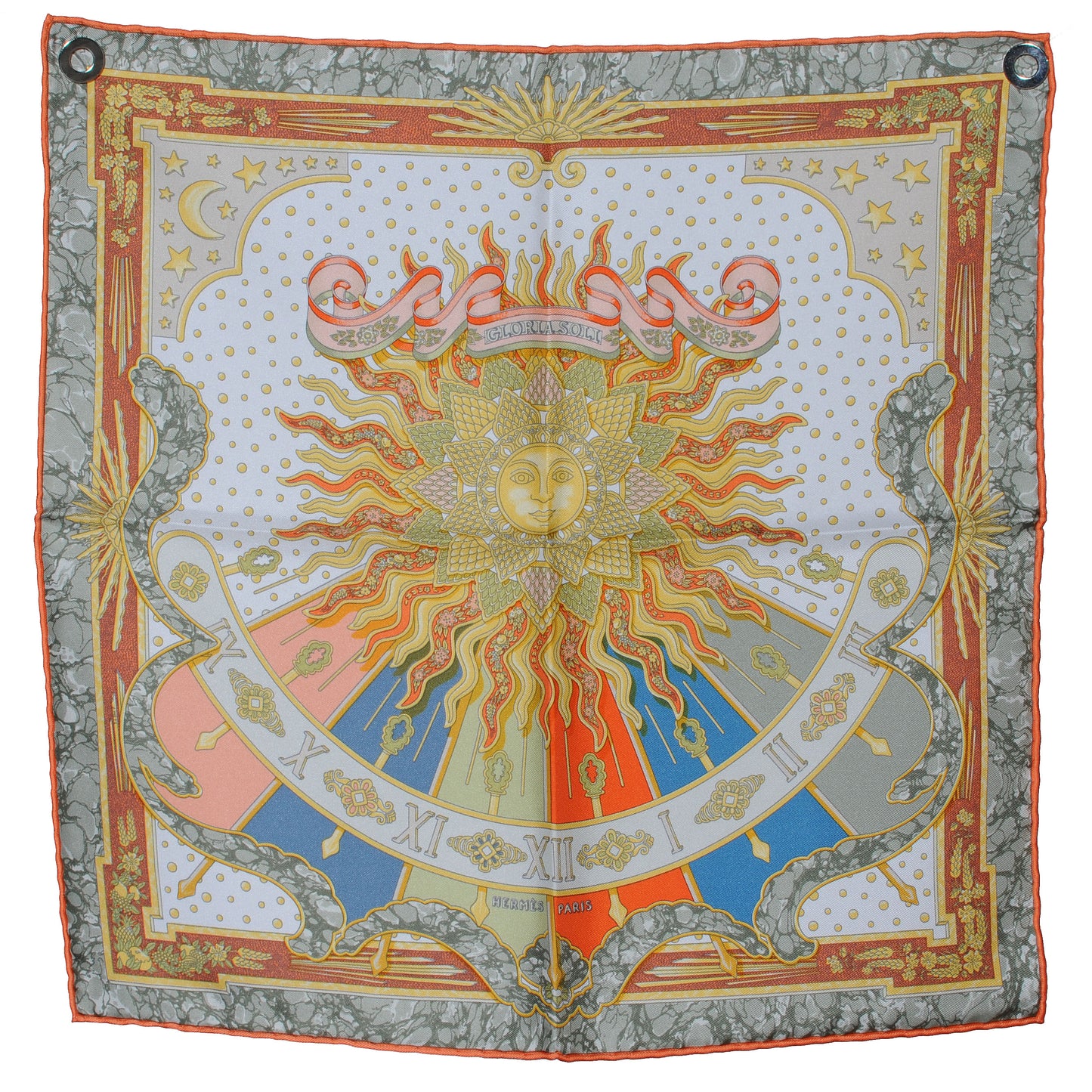 Silk Gloria Soli Pocket Square Scarf