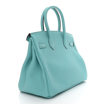 Hermes Togo Birkin 30 Bleu Atoll 3 of 10