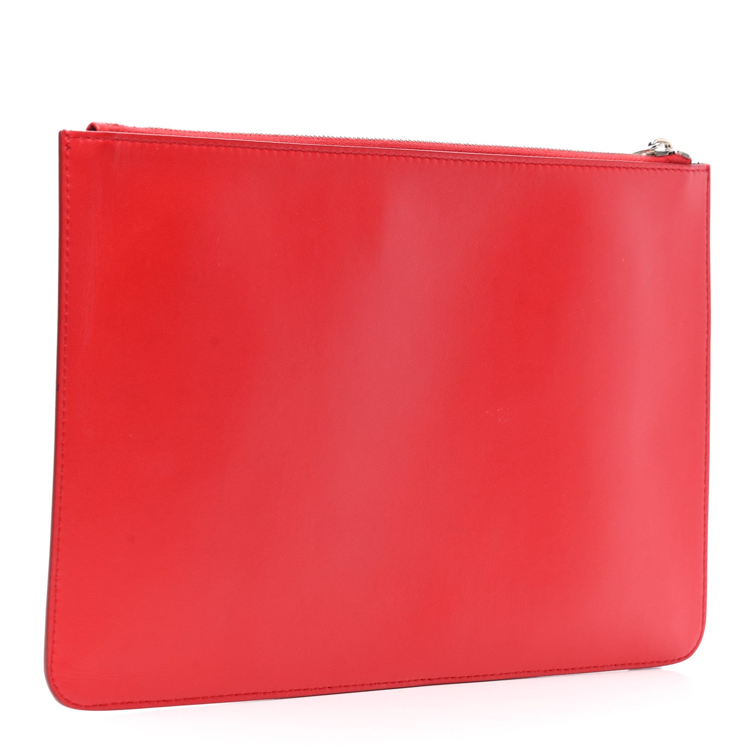 Givenchy Calfskin Logo Zip Pouch Red 3 of 7