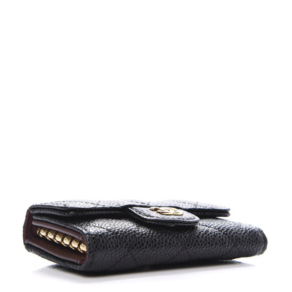 Chanel Caviar Quilted 6 Key Holder Black 4 of 8