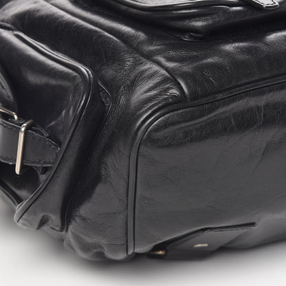 Saint Laurent Smooth Calfskin Roc Sack Backpack Black 16 of 17