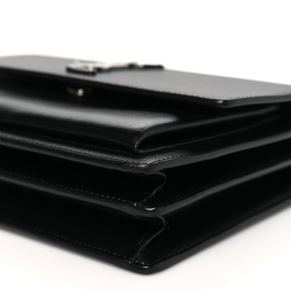 Saint Laurent Calfskin Medium Monogram Sunset Black 9 of 9