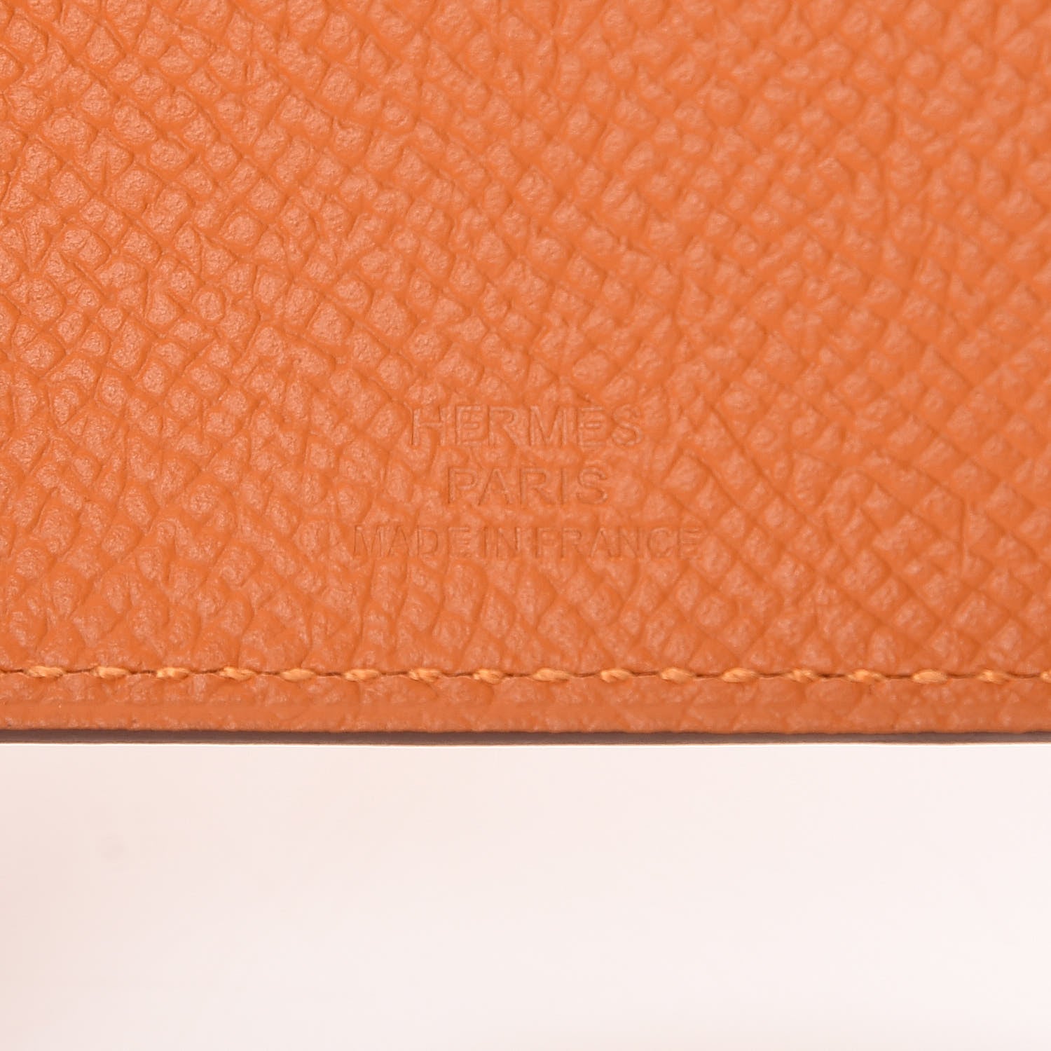 Hermes Epsom Tarmac PM Passport Holder Abricot 6 of 7