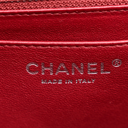 Chanel Caviar Quilted Jumbo Single Flap Dark Red 6 of 10