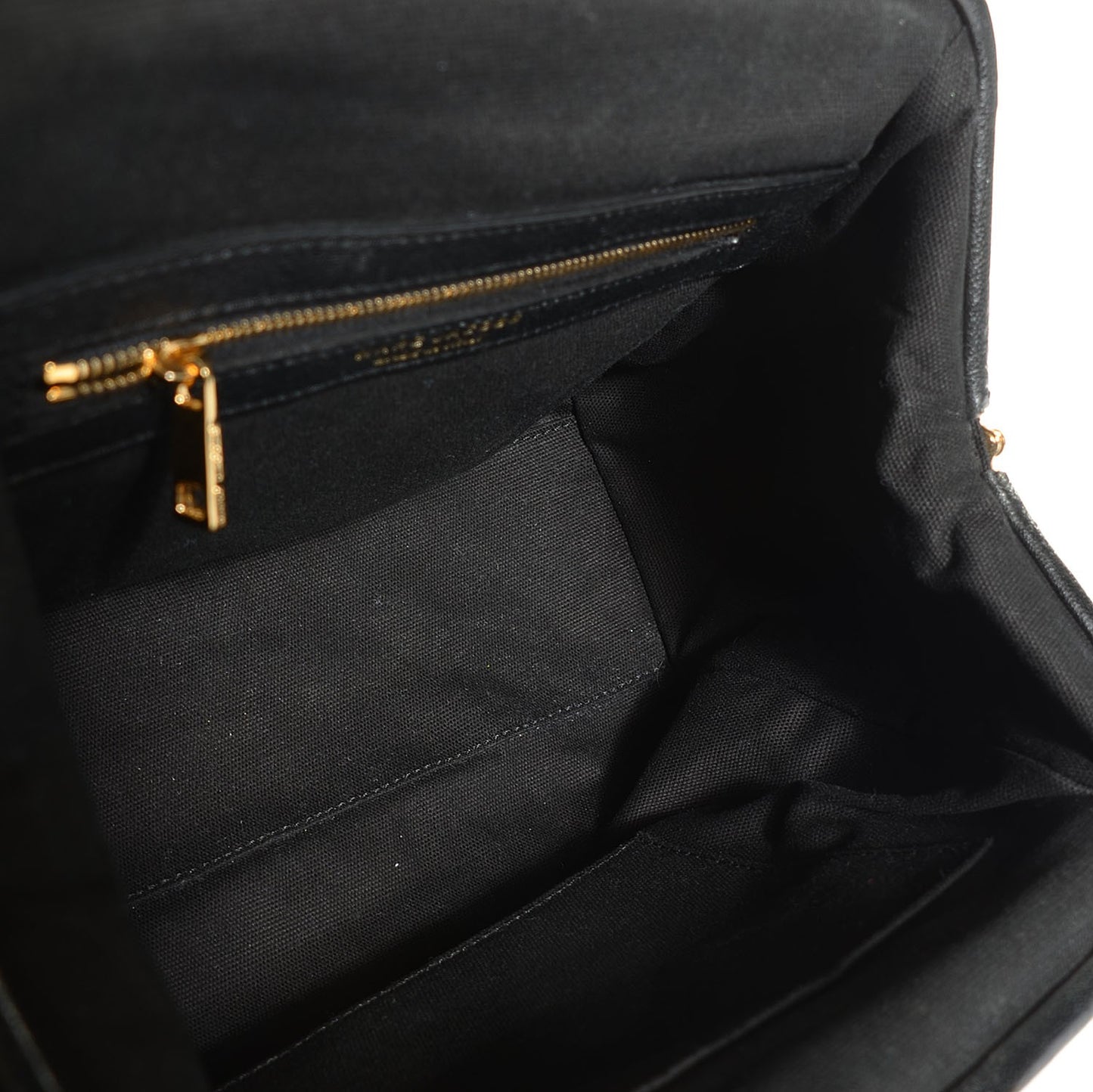 Calfskin Quilted Stam Black