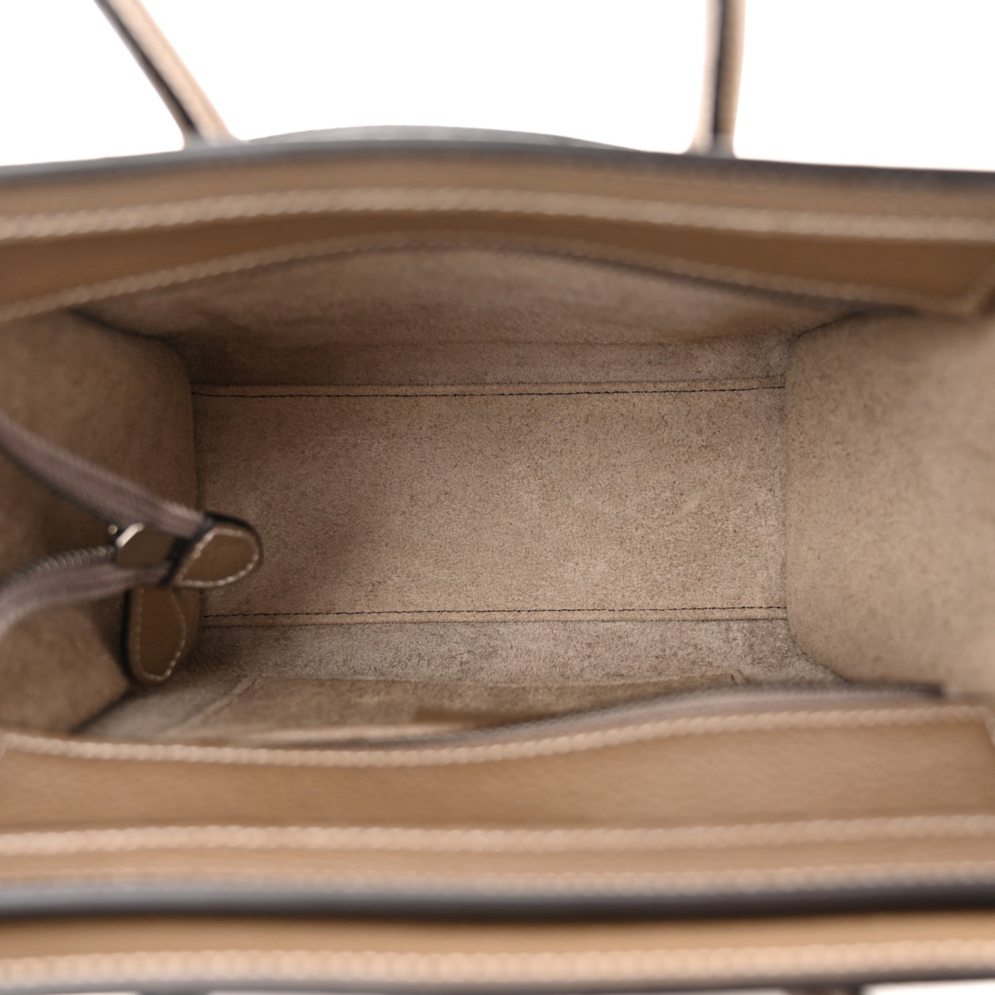 Drummed Calfskin Nano Luggage Souris
