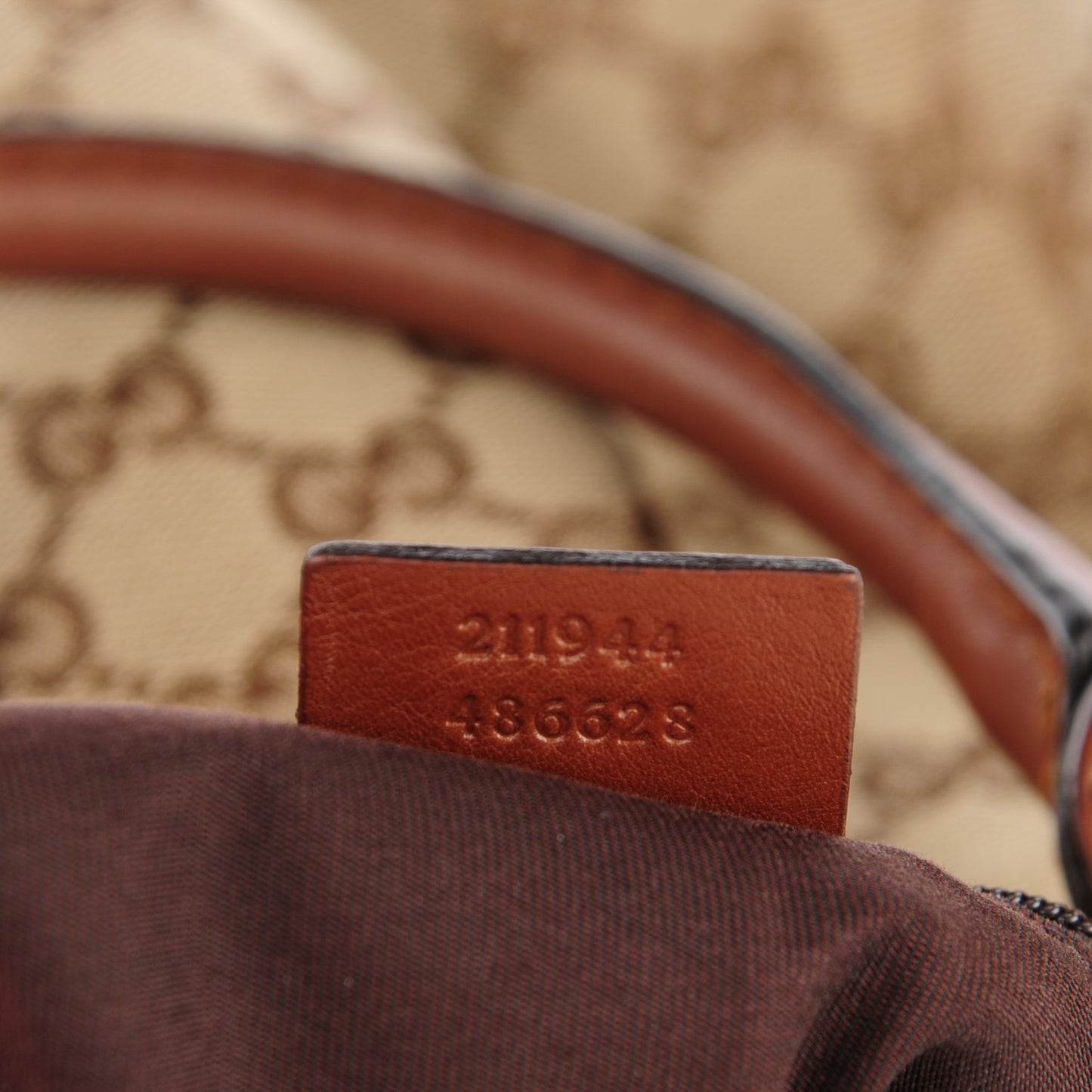 Monogram Medium Sukey Tote Brown