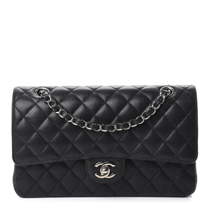 Chanel Caviar Quilted Medium Double Flap Black 1 of 14