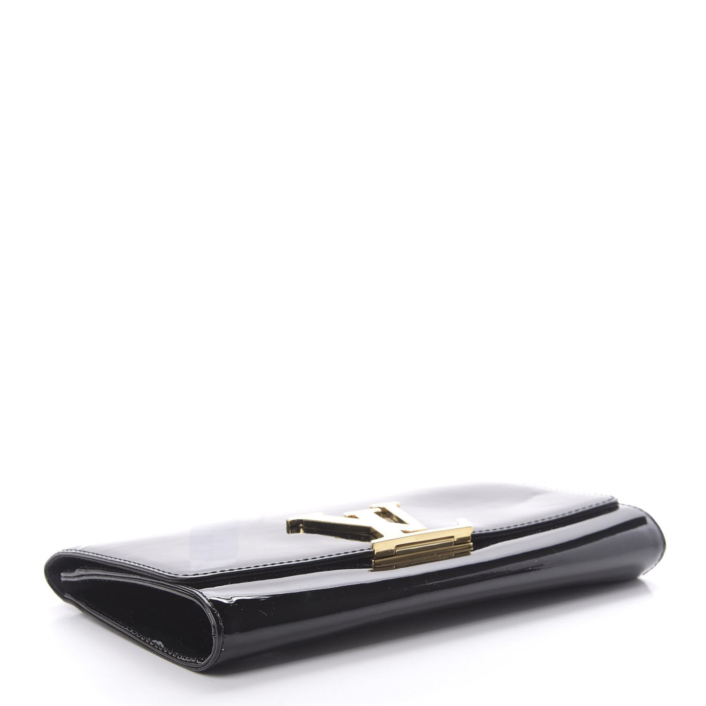 Patent Louise EW Clutch Black