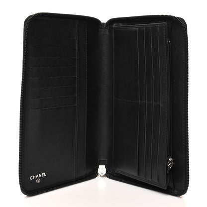 Chanel Caviar Large Timeless CC Zip Around Organizer Wallet Black 5 of 11