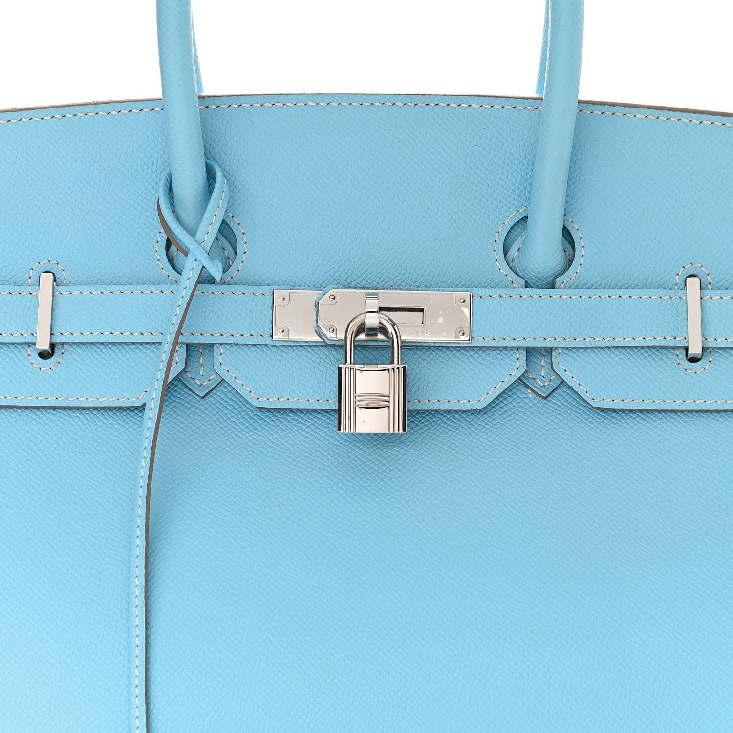 Hermes Epsom Candy Birkin 35 Celeste Mykonos 8 of 11