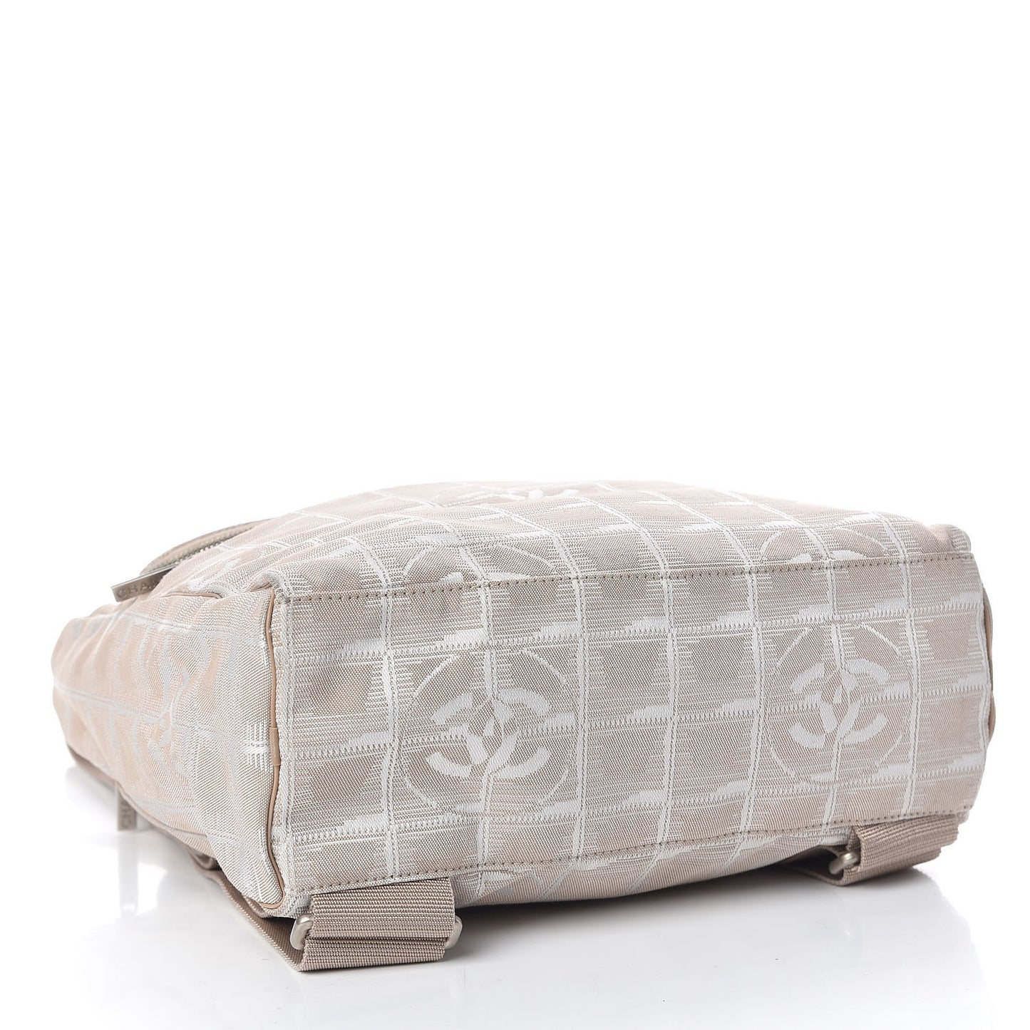 Nylon Travel Backpack Beige