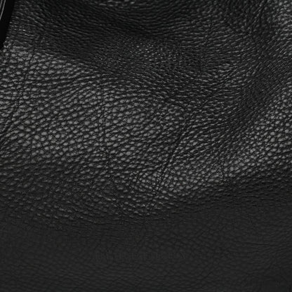 Burberry Grainy Calfskin House Check Medium Maidstone Black 9 of 13