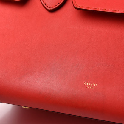 Celine Smooth Calfskin Mini Tie Knot Tote Alizarin 12 of 12