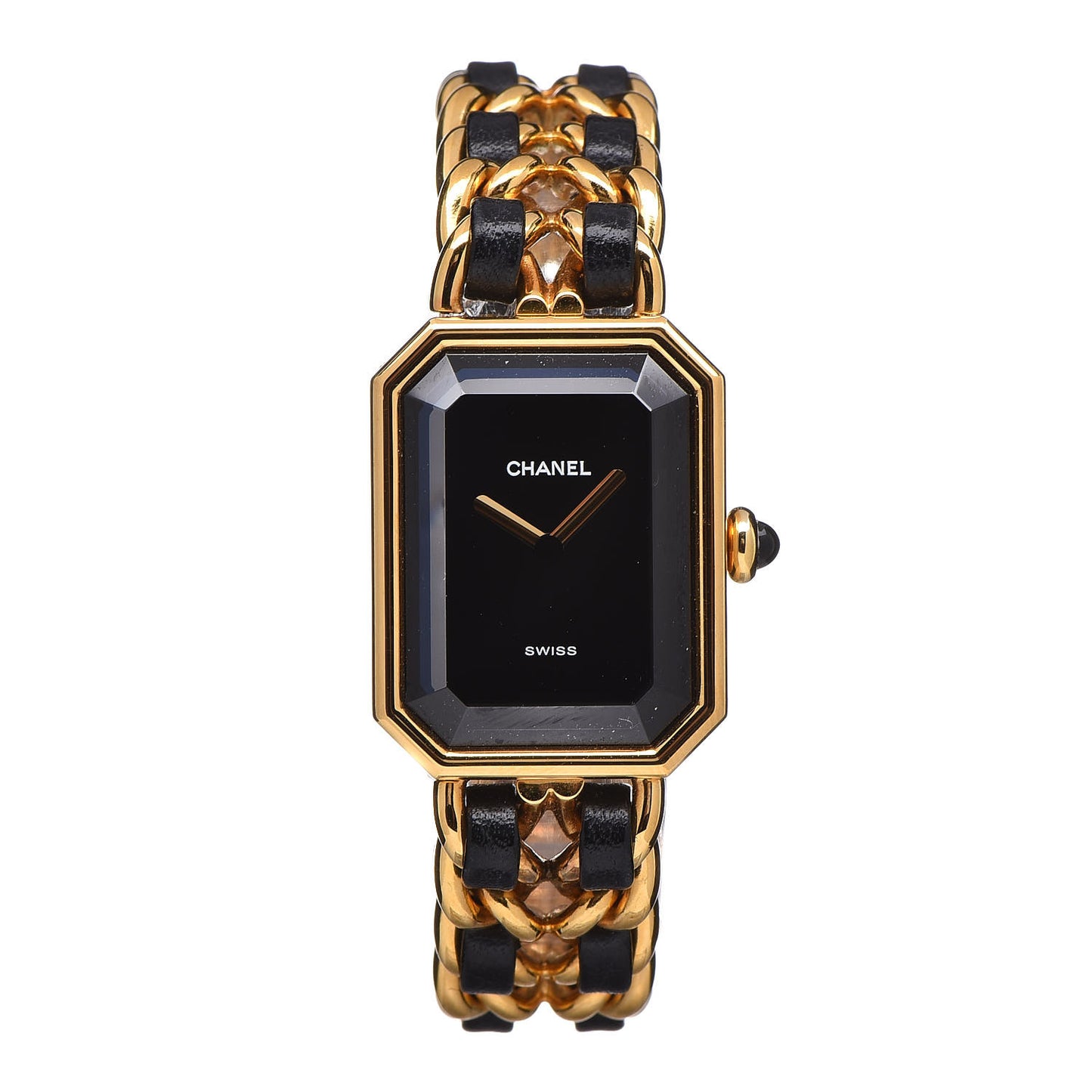 Stainless Steel Lambskin 20mm Chain Premiere Quartz Watch Gold M