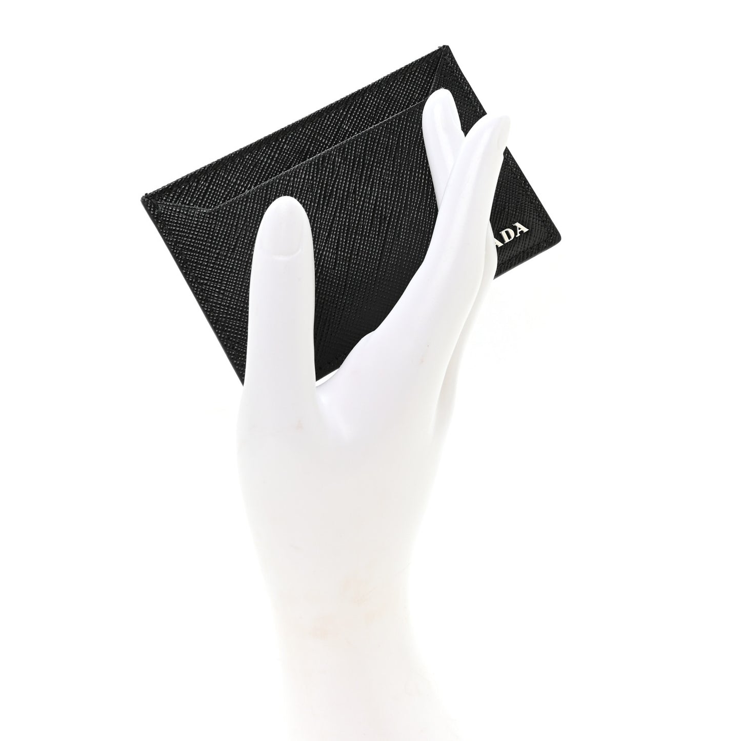 Saffiano Card Holder Black