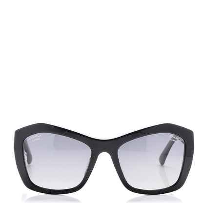 Chanel Lace Effect Sunglasses 5296-A Black 2 of 8