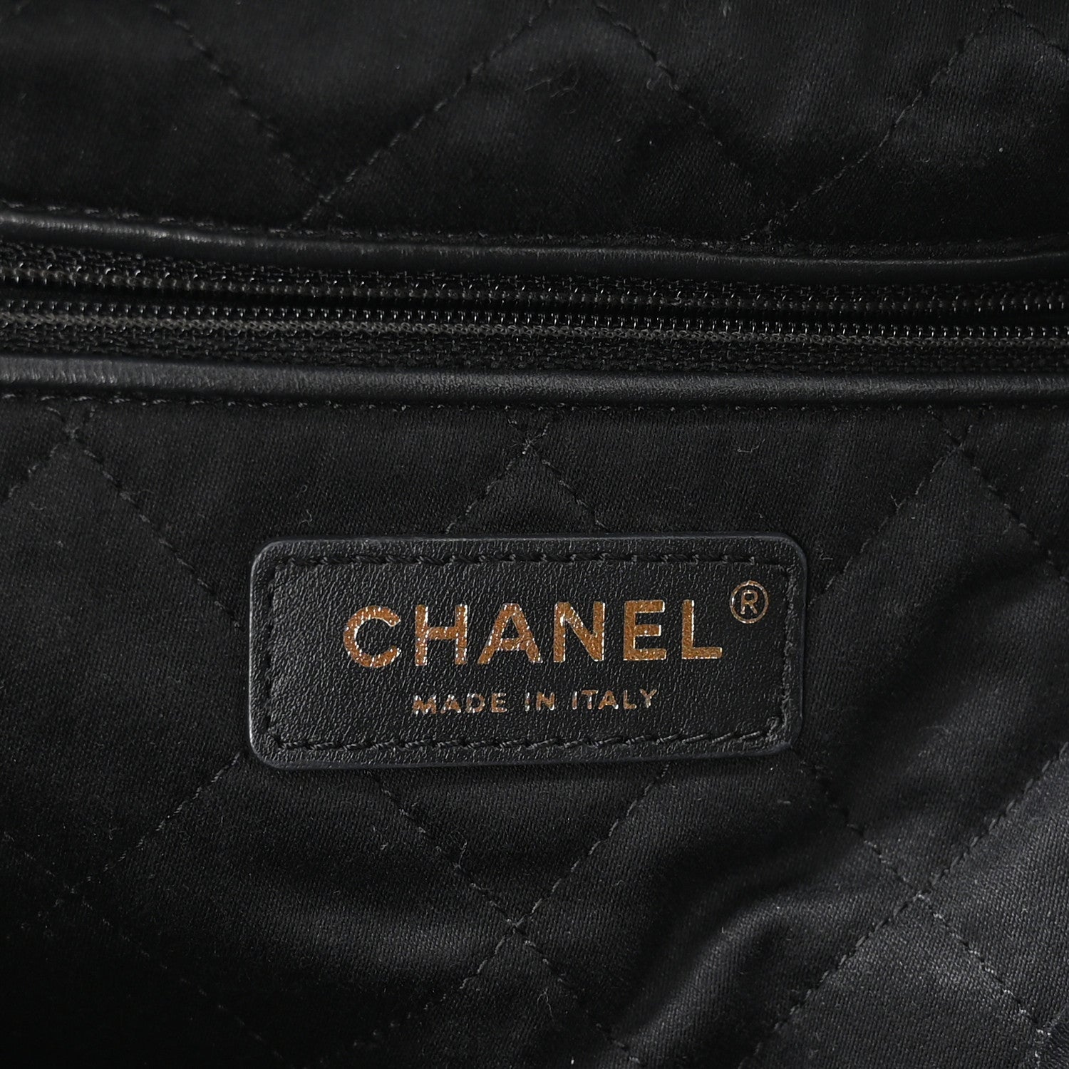 Chanel Shiny Calfskin Quilted Small Chanel 22 Black 7 of 11