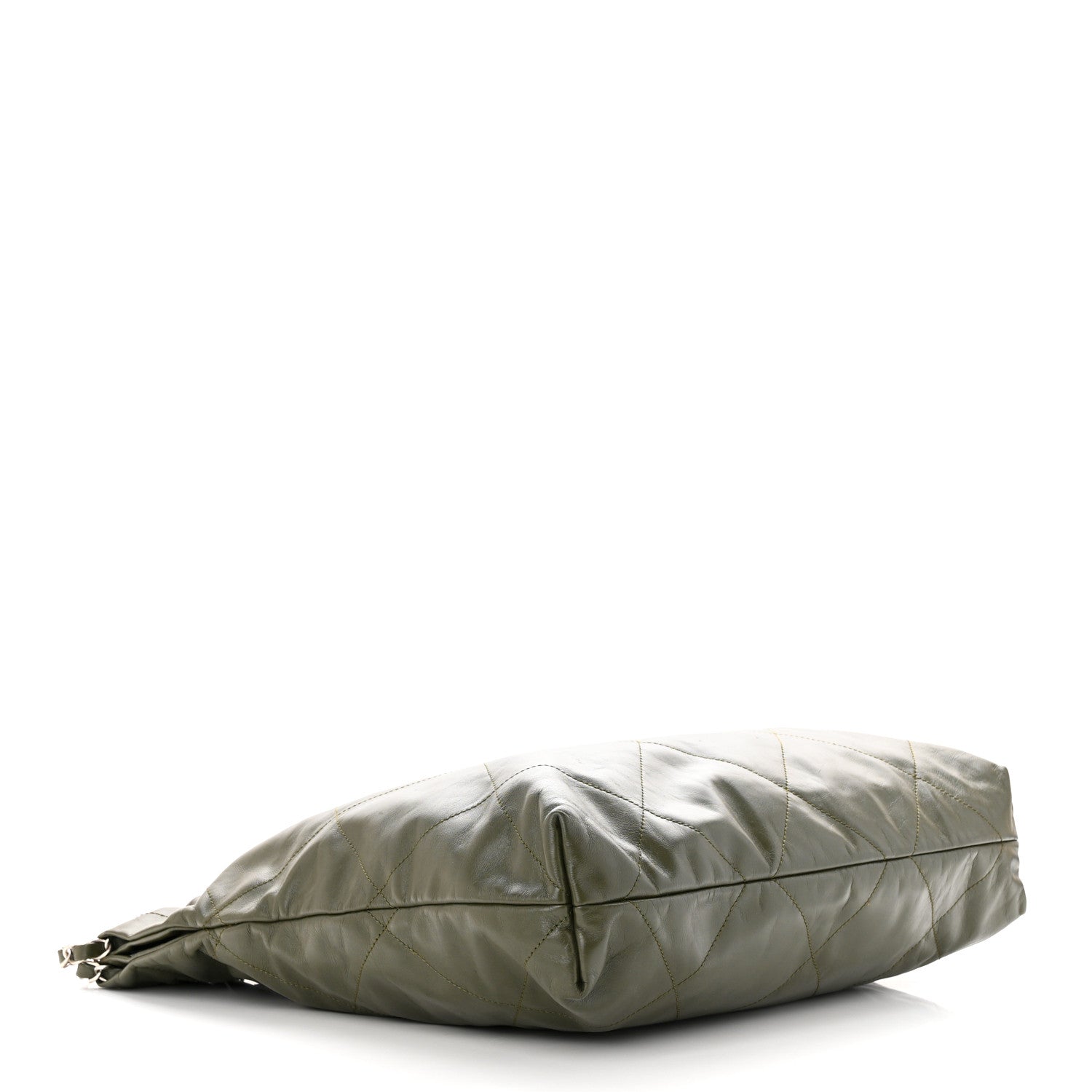 Chanel Shiny Calfskin Quilted Chanel 22 Khaki 5 of 11