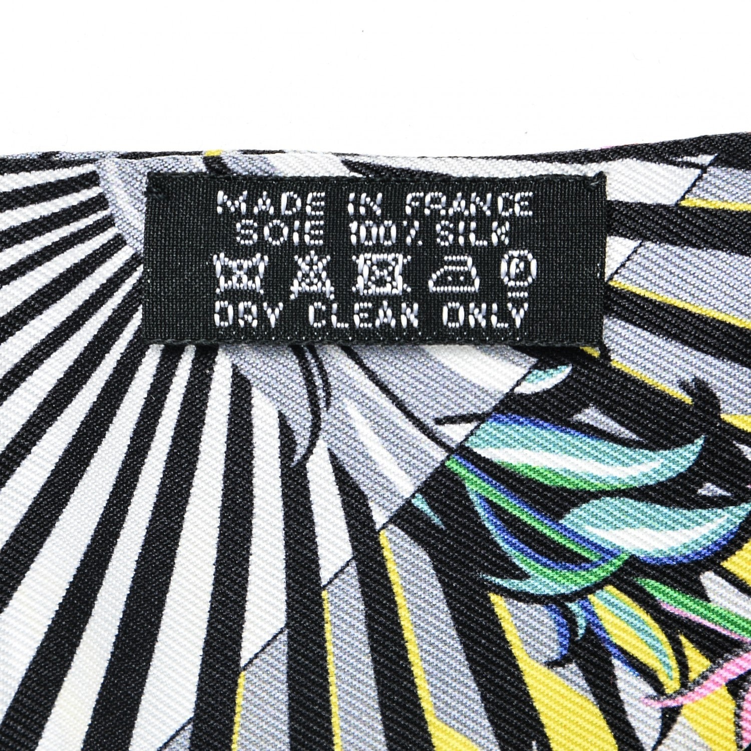 Hermes Silk Mythiques Phoenix Coloriages Twilly Blanc Noir Multicolor 3 of 5