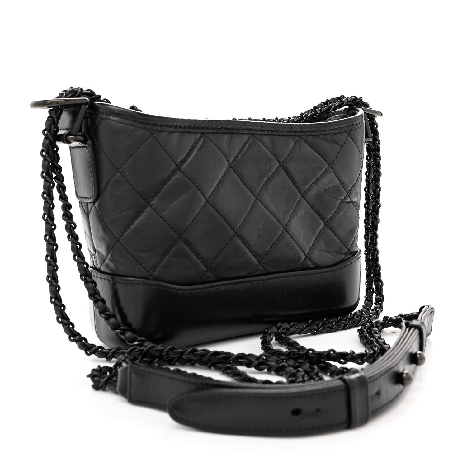 Chanel Aged Calfskin Quilted Small Gabrielle Hobo 3 of 11