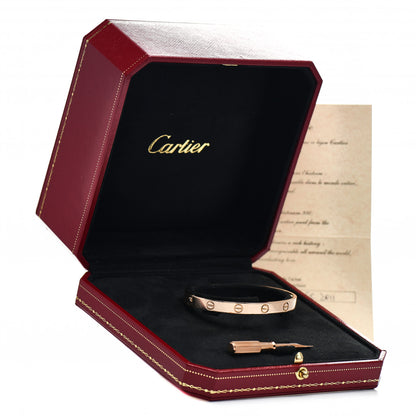 Cartier 18K Pink Gold LOVE Bracelet 16 5 of 5