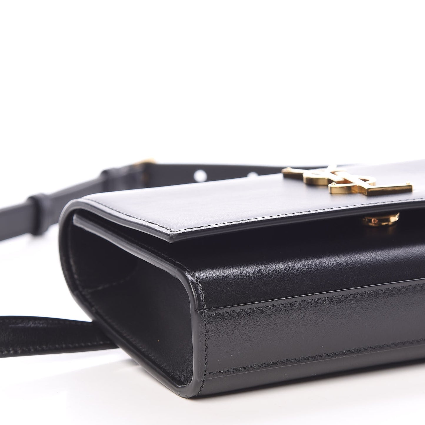 Smooth Calfskin Monogram Kate Belt Bag Black