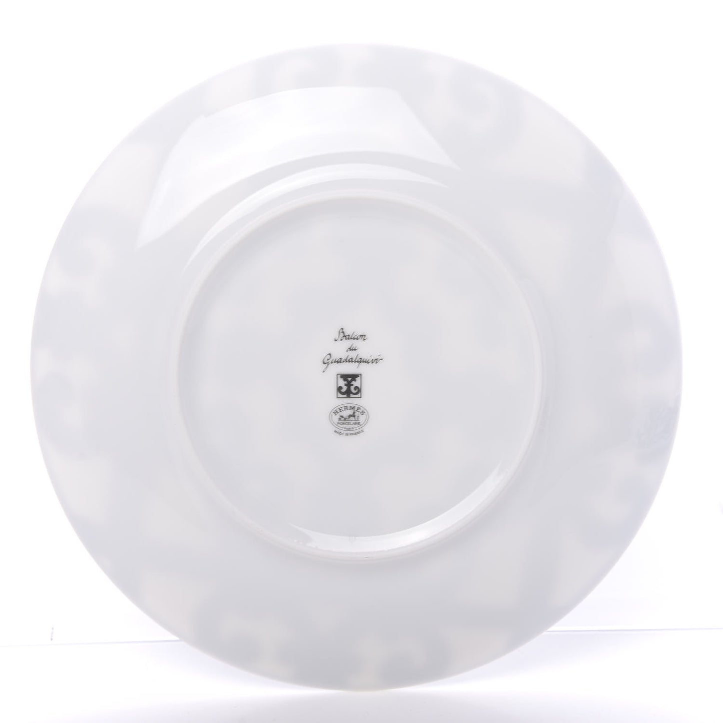 Porcelain Balcon du Guadalquivir Dessert Plate Set of 2 White Black