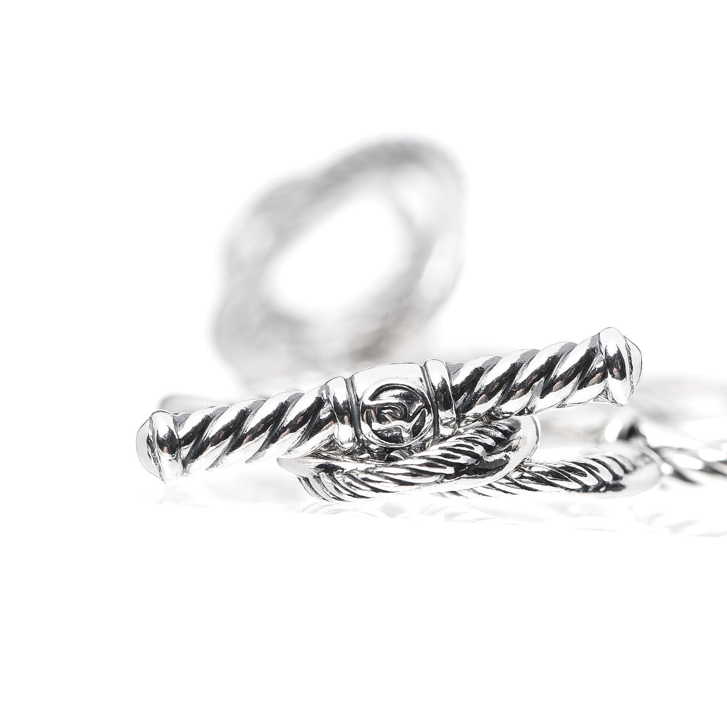 David Yurman Sterling Silver Infinity Link Bracelet 3 of 3